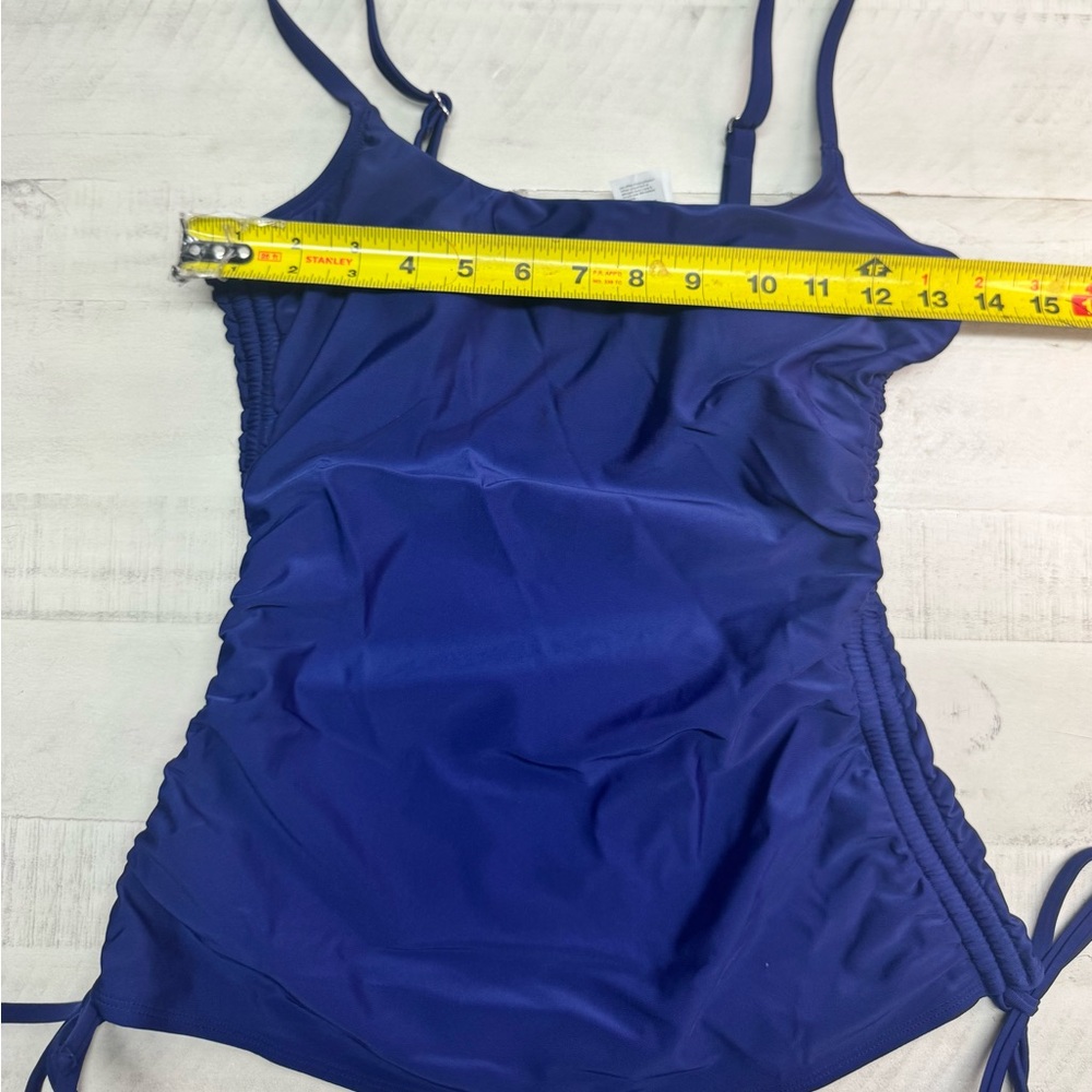 Cupshe Super Bloom Square Neck Tankini Top & Vibrant Plants Retro Bottoms Set - Picture 12 of 14